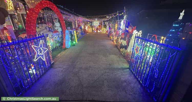 Christmas Light display at 1 Wilson Crescent, Hoppers Crossing