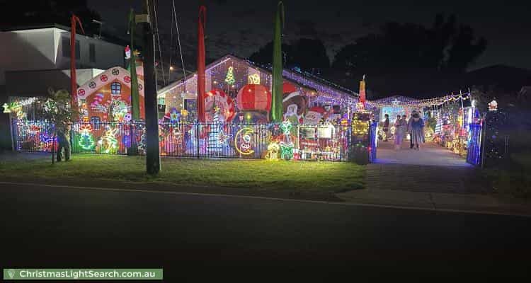 Christmas Light display at 1 Wilson Crescent, Hoppers Crossing