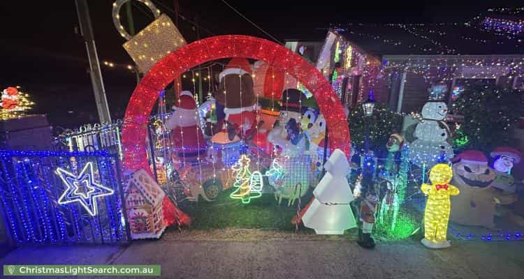 Christmas Light display at 1 Wilson Crescent, Hoppers Crossing