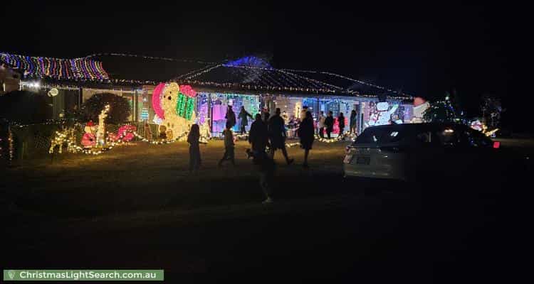 Christmas Light display at 1 Diamond Drive, Cardigan Village