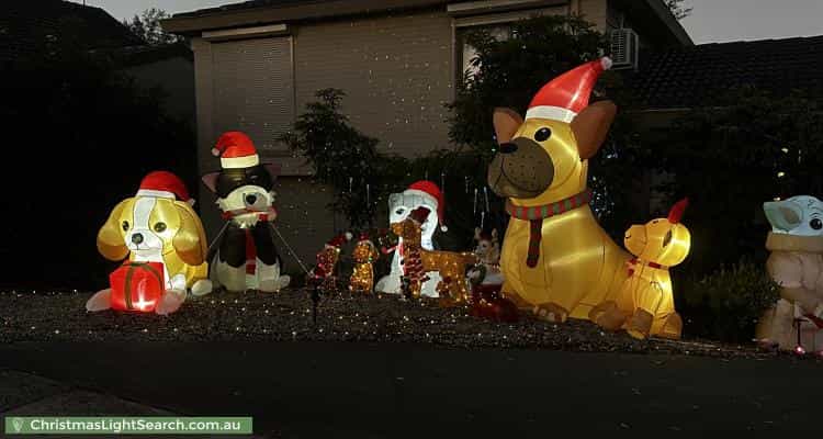 Christmas Light display at 27 Mariemont Avenue, Wantirna