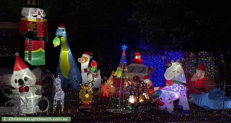 Christmas Light display at 27 Mariemont Avenue, Wantirna