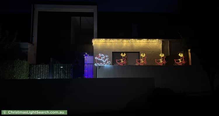 Christmas Light display at 75 Bellhouse Crescent, Moncrieff