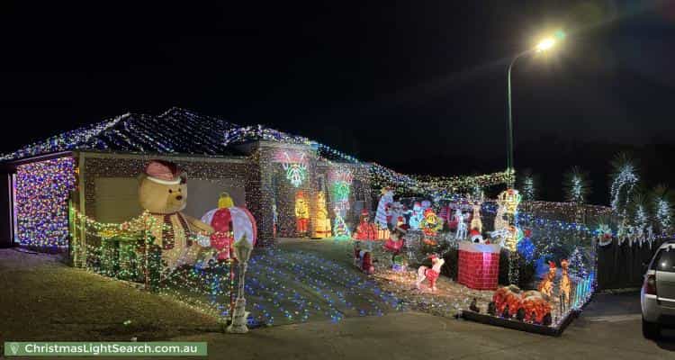 Christmas Light display at 3 Kenya Place, Clifton Springs