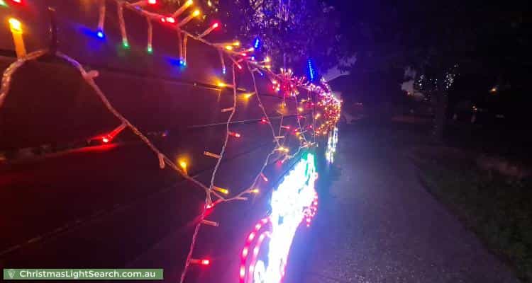Christmas Light display at 11 Waterbrook Court, Mawson Lakes