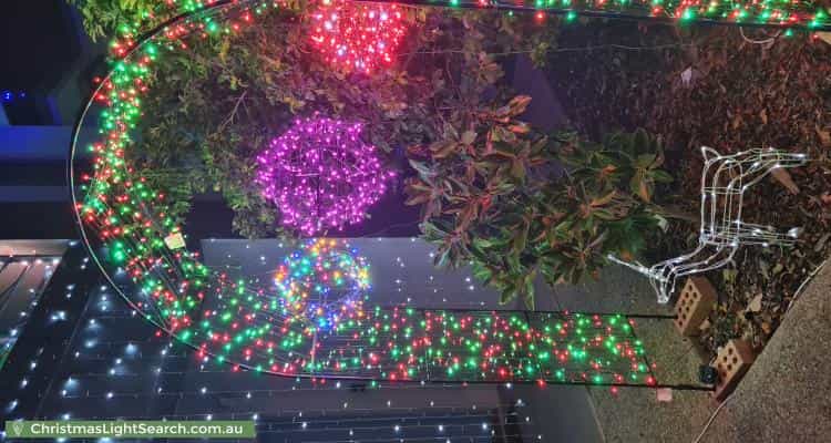Christmas Light display at 11 Waterbrook Court, Mawson Lakes