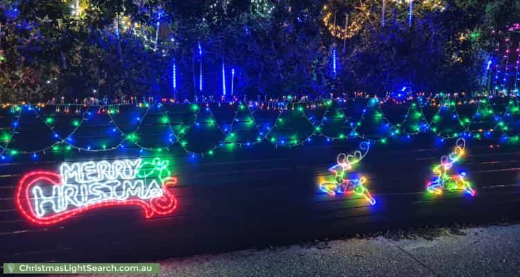 Christmas Light display at 11 Waterbrook Court, Mawson Lakes