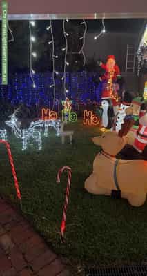 Christmas Light display at 8 Laing Street, Mont Albert