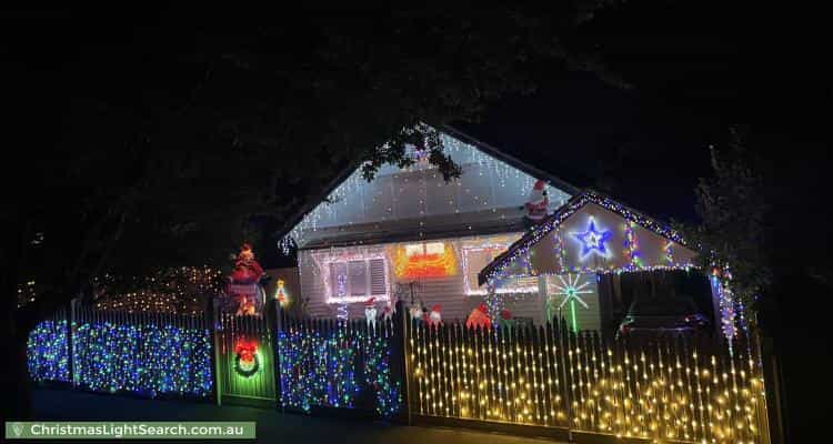 Christmas Light display at 8 Laing Street, Mont Albert