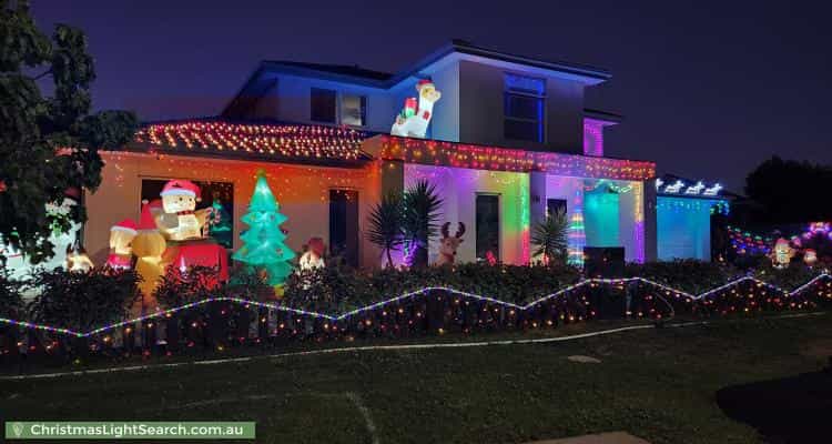 Christmas Light display at 10 Burnham Drive, Hoppers Crossing