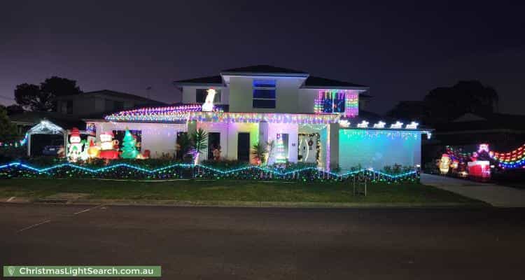 Christmas Light display at 10 Burnham Drive, Hoppers Crossing