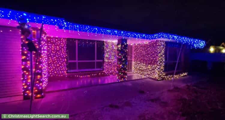 Christmas Light display at 48 Coratina Road, Virginia
