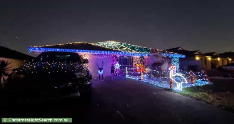 Christmas Light display at 48 Coratina Road, Virginia