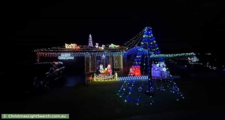 Christmas Light display at 79 Melissa Way, Pakenham