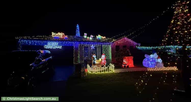Christmas Light display at 79 Melissa Way, Pakenham