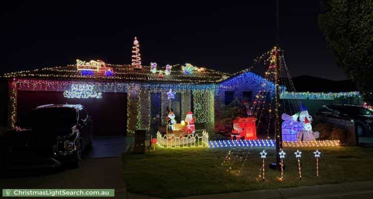 Christmas Light display at 79 Melissa Way, Pakenham
