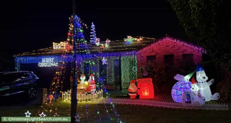 Christmas Light display at 79 Melissa Way, Pakenham