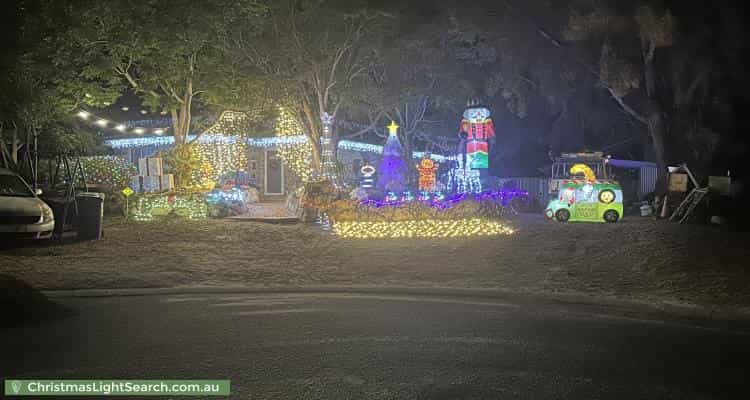 Christmas Light display at 17 Lugger Place, Yanchep