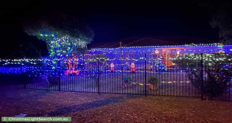 Christmas Light display at 150 Gorge Road, Newton