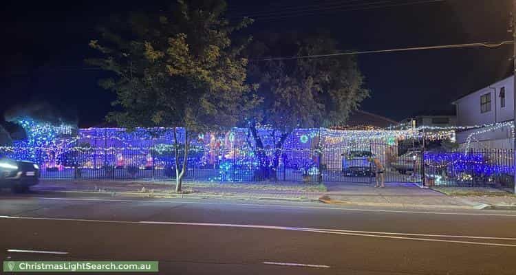 Christmas Light display at 150 Gorge Road, Newton