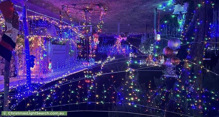 Christmas Light display at 150 Gorge Road, Newton