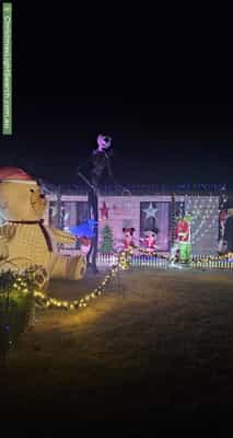 Christmas Light display at 1 Diamond Drive, Cardigan Village