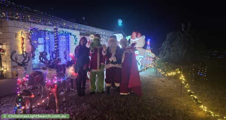 Christmas Light display at 1 Diamond Drive, Cardigan Village