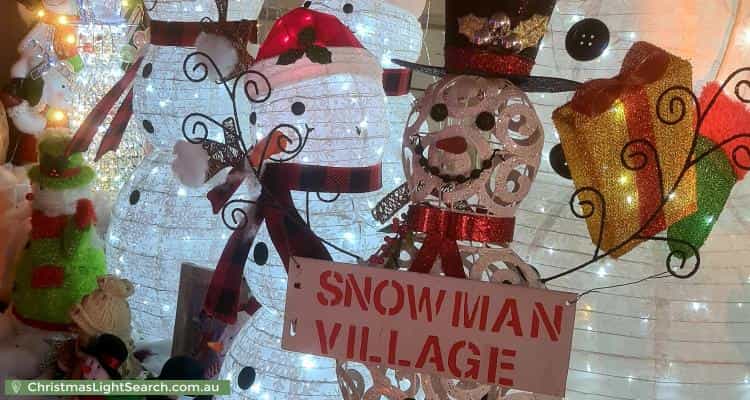 Christmas Light display at 23 Grandview Rise, Korumburra