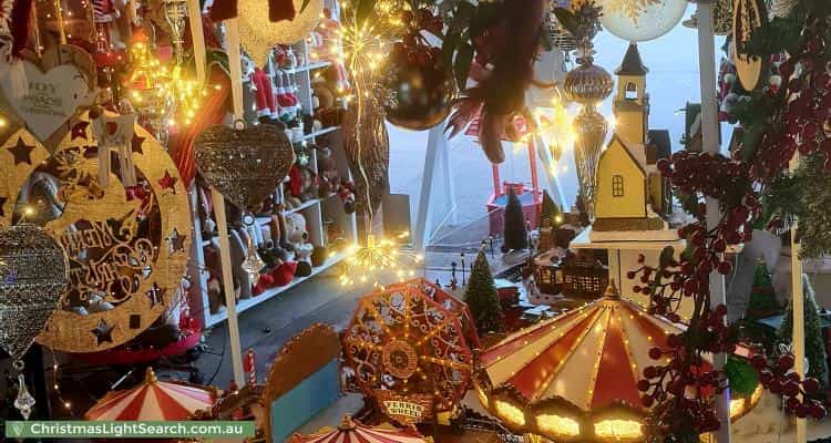 Christmas Light display at 23 Grandview Rise, Korumburra
