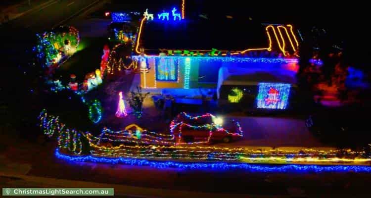 Christmas Light display at 233 Newman-Morris Circuit, Oxley