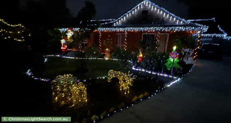Christmas Light display at 3 Joseph Street, Ringwood East