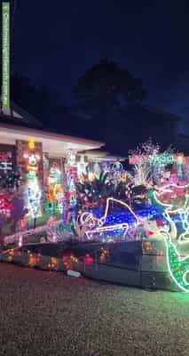 Christmas Light display at 7 Farr Court, Daisy Hill