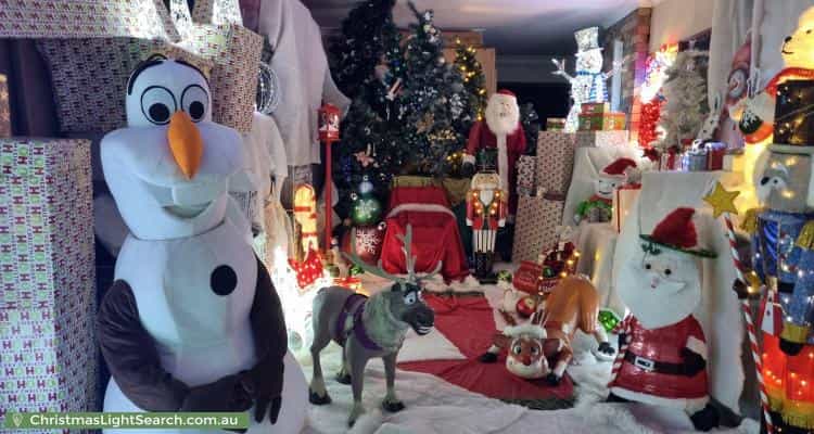 Christmas Light display at 7 Farr Court, Daisy Hill