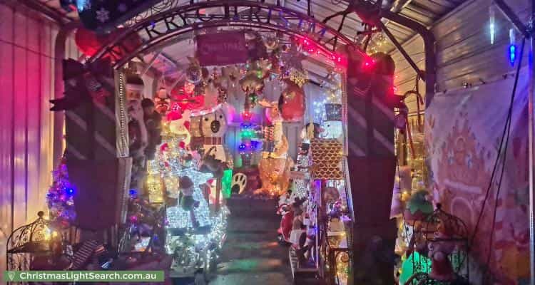 Christmas Light display at 23 Grandview Rise, Korumburra