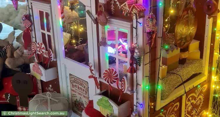 Christmas Light display at 23 Grandview Rise, Korumburra