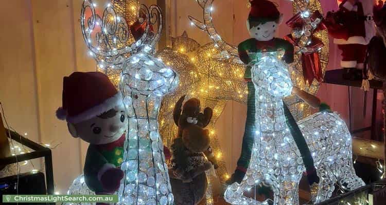 Christmas Light display at 23 Grandview Rise, Korumburra