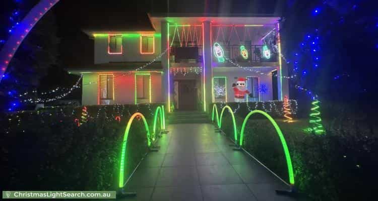 Christmas Light display at 18 Bishop Street, Cabarita