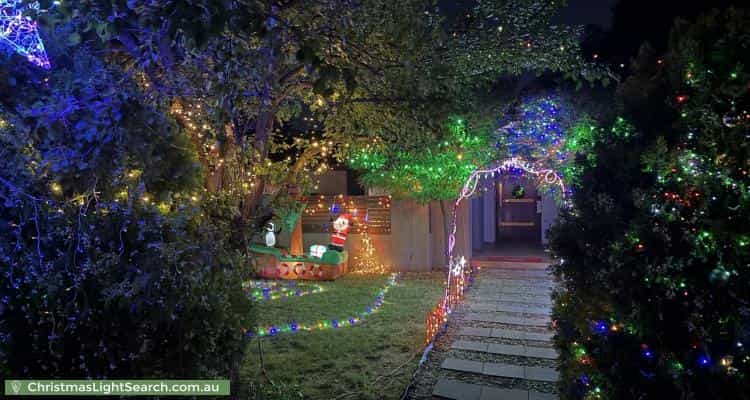 Christmas Light display at 102 Lachlan Street, Macquarie