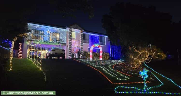 Christmas Light display at 2 Dunloy Court, Banora Point