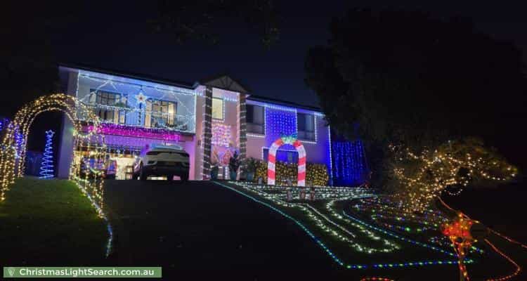Christmas Light display at 2 Dunloy Court, Banora Point