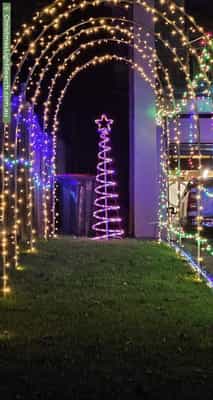 Christmas Light display at 2 Dunloy Court, Banora Point