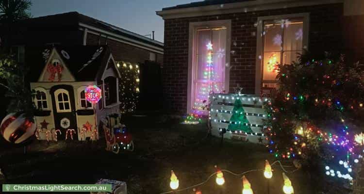 Christmas Light display at  Oliver Place, Point Cook