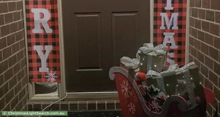 Christmas Light display at  Oliver Place, Point Cook