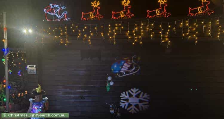 Christmas Light display at 94 Gedye Street, Doncaster East