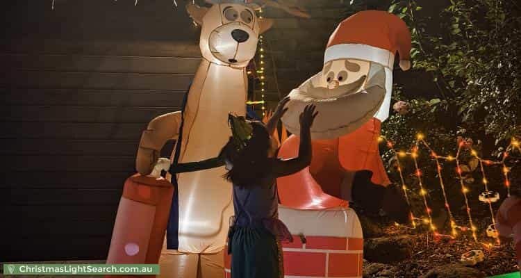 Christmas Light display at 94 Gedye Street, Doncaster East