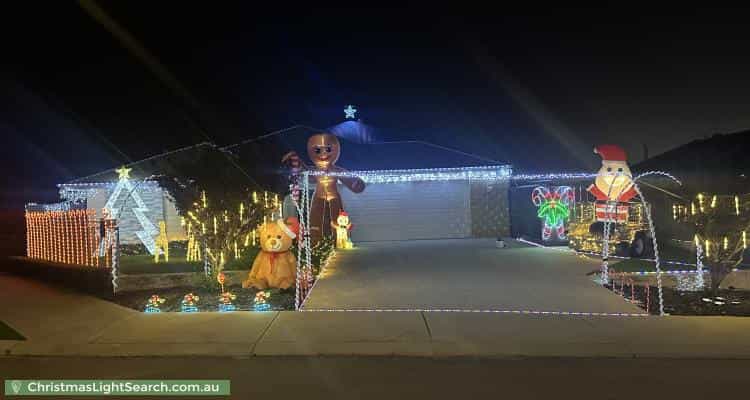 Christmas Light display at  Hilliger Turn, Jane Brook