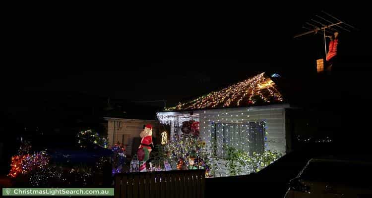 Christmas Light display at 23 Finlay Street, Yarraville