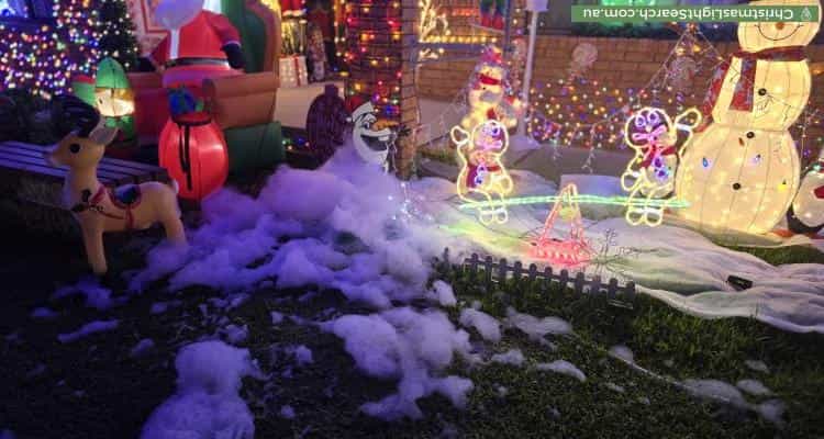 Christmas Light display at 31 Coghlan Crescent, Doonside