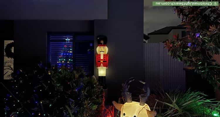 Christmas Light display at 17 Morey Crescent, Bayswater