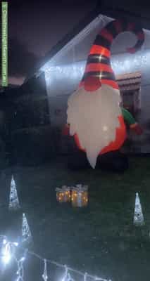 Christmas Light display at  Nanson Street, Wembley